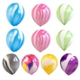 thumbnail image 4 of YAOMOBB Wedding Party Balloon Marble Agate Pattern Party Balloon Set Leakproof Decor for Wedding Party, 4 of 6