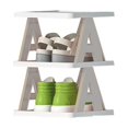 thumbnail image 3 of Birdeem Multi-Layer Letter Shoe Rack, Small Shoe Cabinet for Household Doorstep Balcony, and Economical Folding Shoe Rack for Student Dormitories, 3 of 5