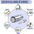 thumbnail image 2 of Universal Socket Tool Redesigned with Stronger Hexagon Pins Endeavor Tool That Instantly Adjusts To All Shapes And Sizes Of Bolts, Screws, Hooks And Nuts, Great for Gifts! (9-21mm), 2 of 9