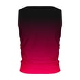 thumbnail image 4 of Vmvidoty Women's Sleeveless Crew High Neck Fitted Tank Top Summer Ribbed Knit Slim Basic Cami Shirts Red S, 4 of 4