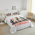 thumbnail image 2 of Erosebridal Cowgirl Comforter Set King Size,West Comforter,Western Bedding Set,Duvet Set Room Decor Quilt Set,With 2 Pillow Cases, 2 of 6