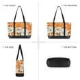 thumbnail image 6 of FORMRS Canvas Laptop Tote Bag for Women with 15.6" Computer Compartments Shoulder Handbag, Sunny Floral, 6 of 7