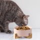 thumbnail image 3 of El plato de cerámica del cuenco del gato del perro con el soporte, cuencos pesados pesados lindos modernos del animal doméstico fijó para los gatos y los perros, 3 of 5