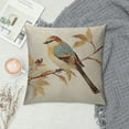 thumbnail image 2 of RUIYC Throw Pillow Covers for Couch Baby Sparrow Bird Bed Or Sofa Pillows Case A Hand Watercolor Painted Cute Sparrow Bird Branch Decorative, 2 of 5