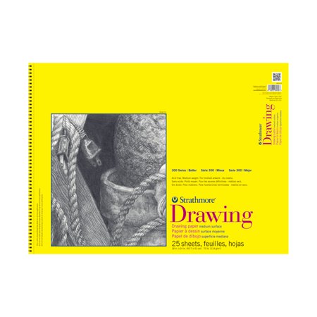 UPC: 0012017346095 | Strathmore Drawing Paper Pad  300 Series  25 Sheets  9in x 12in