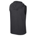 thumbnail image 3 of Men's Colosseum Black Alabama Crimson Tide Varsity Sleeveless Hoodie Tank Top, 3 of 3