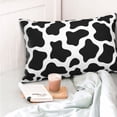 thumbnail image 4 of Balery Cow Print Black White Funda de Cojín Estampada, Regalos para Mujeres, Regalos de Amor para Ella, Regalos para Novia o Esposa, Funda de Almohada-20"x30", 4 of 6