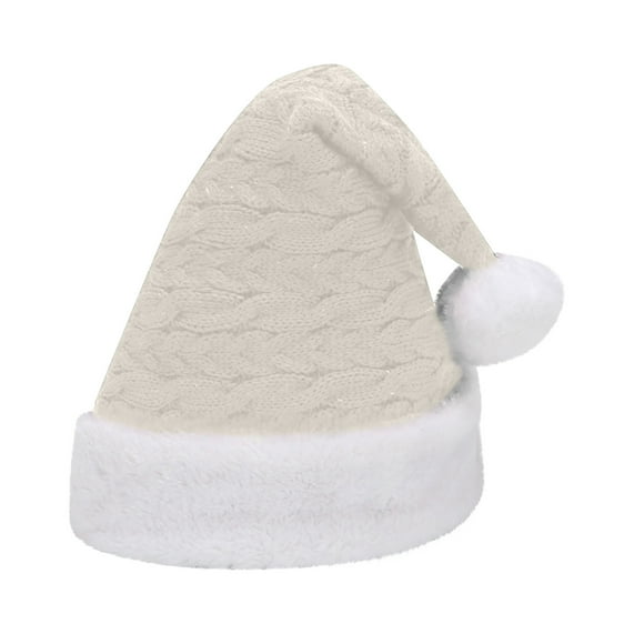 Christmas Winter Earmuff With Cashmere Fisherman Hat Warm Hat