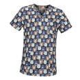 thumbnail image 2 of Uniforme de enfermería Strade Fareast Limited Top exfoliante cuello en V XXL, 2 of 8