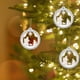 thumbnail image 4 of xihome Adorno navideño de madera de 3 niveles con escena de la Natividad, color blanco plateado, decoracin religiosa para interiores, 4 of 7