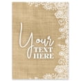 thumbnail image 1 of Darling Souvenir MADE WITH LOVE PersonalizedWelcomeBannerBurlap,Custom Text Poster Party CollectionWelcomeSignGreat For Wedding, Birthday, Engagement Party- 18x12, 1 of 5