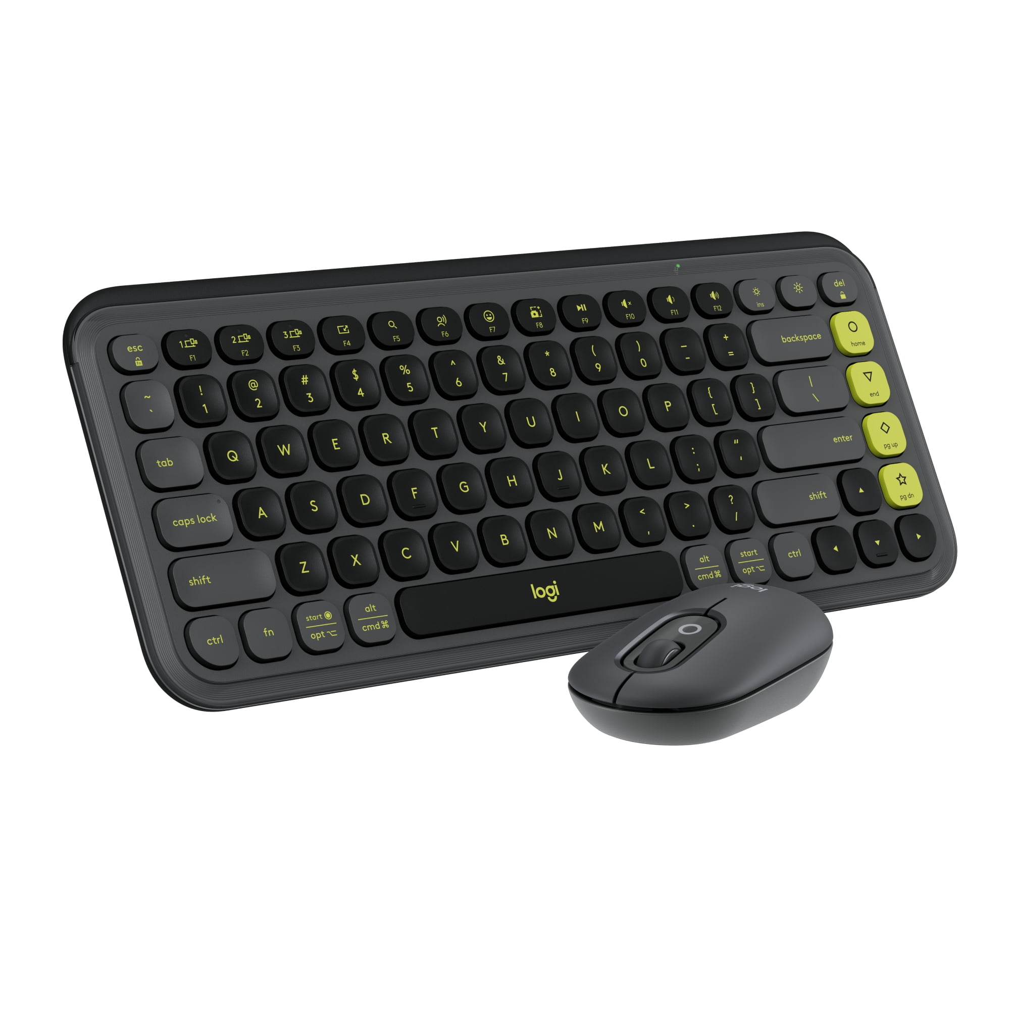 Logitech ICON COMBO Bluetooth keyboard and mouse combo comfortable typing programmable keys and buttons - Graphite