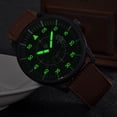 thumbnail image 3 of Up to 50% off HERESOM Military Mens Quartz Watch Black Dial Date Luxury Sport Wrist Watch Clearance under 5 $, 3 of 8