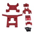 thumbnail image 3 of Piezas de mejora para coches RC: Parachoques delantero metálico para la torreta de amortiguación | Wltoys 124018 1/12 rojo, 3 of 9