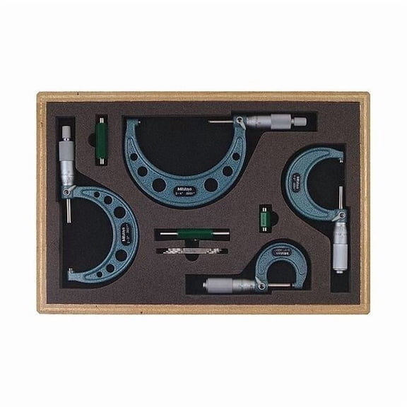 Mitutoyo Outside Micrometer,0.0001" Resolution 103-931