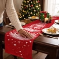 thumbnail image 5 of SLYNSHome Christmas Snowflake Table Runner,Green 33x183 cm Red Winter Table Flag, Festive Holiday Cloth for Dining Table Kitchen Home Decor, 5 of 5