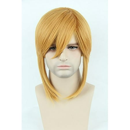 Topcosplay Perruque Blonde Frange Laterale Courte Avec Tresse Cosplay Halloween Costume Perruques Pour Hommes Ou Femmes Walmart Canada