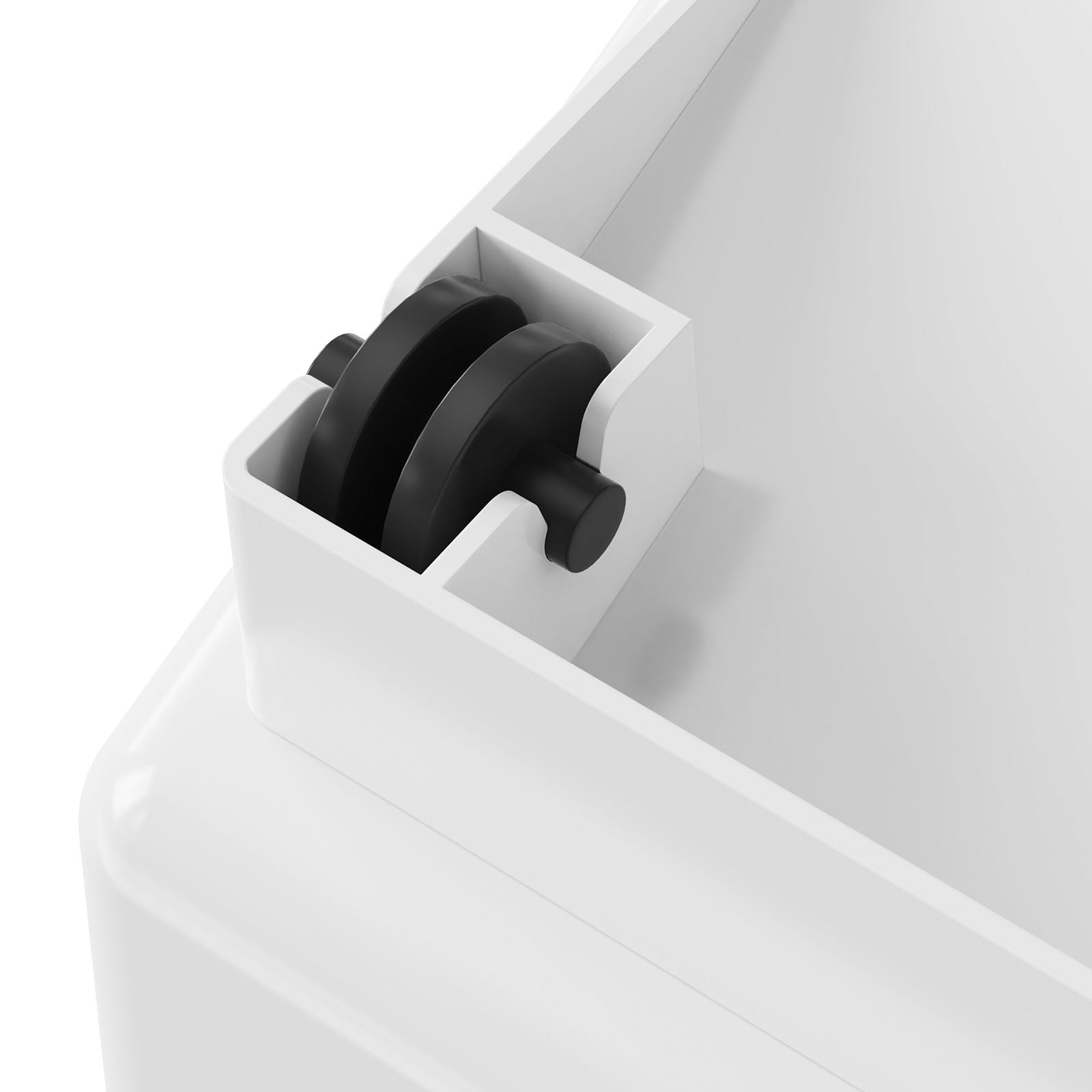 Pet Food Storage Container 30 lbs Capacity Airtight with Wheels for Dog Cat Food Rice