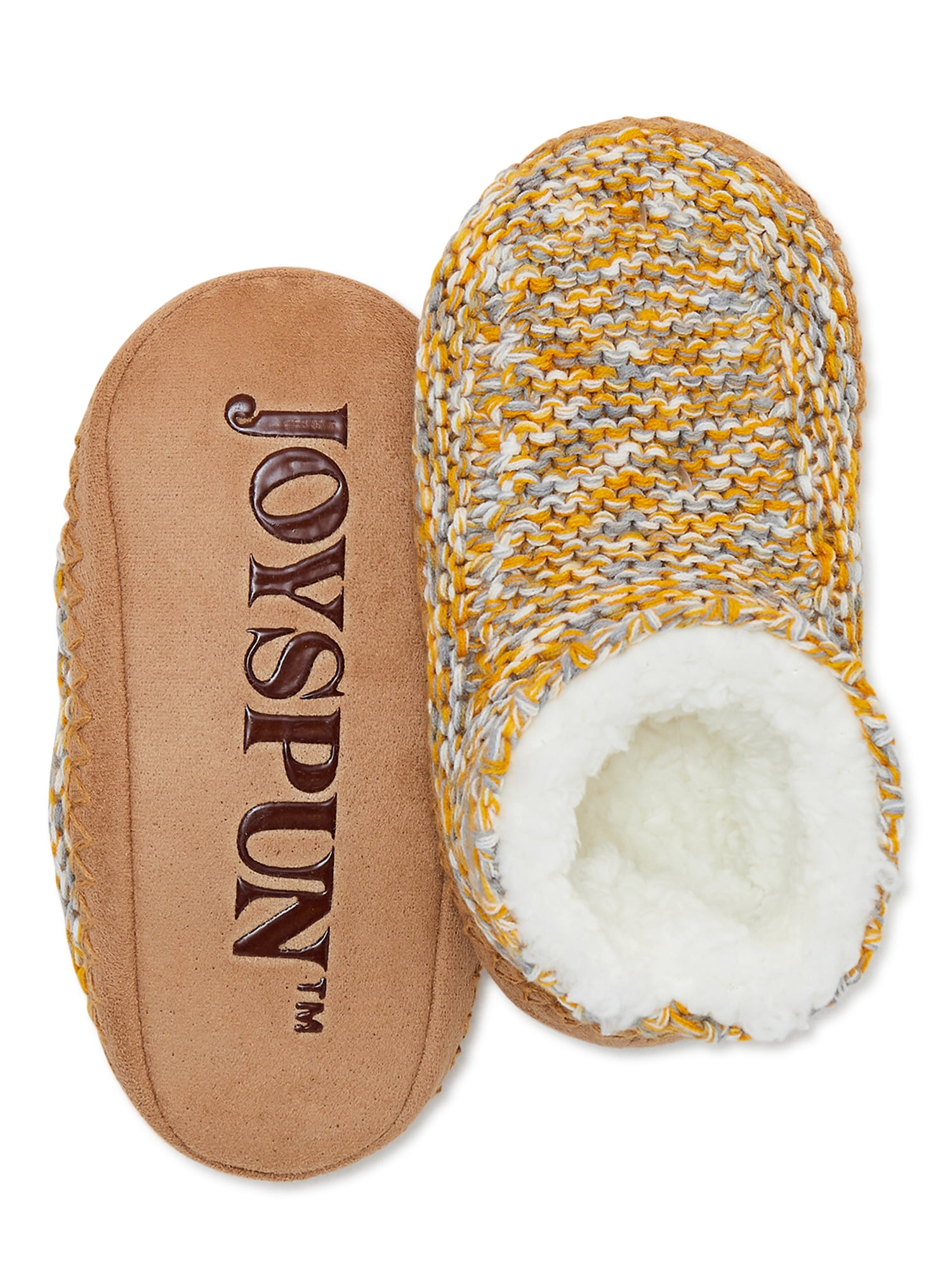 Joyspun Women's Space Dye Bootie Slipper Socks, 1Pack, Sizes S/M & M/L