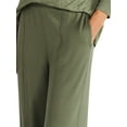 thumbnail image 3 of Time and Tru Women's Knit Wide Leg Pants, Sizes XS-XXXL, 3 of 4