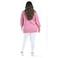 thumbnail image 3 of Cárdigan de punto Roman Fashion Rosa Talla Extra 40, 3 of 6