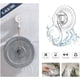 thumbnail image 3 of Suction Cup Hooks, Small Clear Reusable Heavy Duty Vacuum Suction Cup Hooks with Cleaning Cloth Strong Window Glass Kitchen Bathroom Hooks for Towel Robe Utensils Christmas Wreath - 4 Packs Ormromra SYN076, 3 of 6
