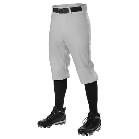 UPC: 0886918161893 | Alleson Athletic Baseball Knicker Pants A00029 – Grey – 2X-Large