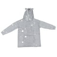 thumbnail image 1 of Luminous Wearable Blanket Soft Polyester Hooded Blanket Sweatshirt for Household Bedroom, 1 of 7