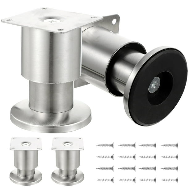 piezas de patas de metal para muebles, patas de sofá, patas de repuesto ajustables para gabinete