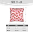 thumbnail image 4 of Bingfone Sweet Watermelon Linen Throw Pillow Covers Cushion Case Pocket Button Vintage Farmhouse Pillowcase-16"x16", 4 of 9