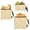 Pale Yellow Pink Bows, variant on Dailycode 3 Pack Reusable Ziploc Bags Leakproof Sandwich Snack Freezer Bags, Tropical Sunset Palm Trees