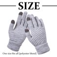 thumbnail image 4 of Dnzceghtig Guantes de invierno cálidos Moda antideslizante Invierno cálido, 4 of 5