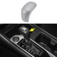 thumbnail image 1 of Cubierta del Botón de la Palanca de Cambios ABS Única para Nissan Sentra Altima 2020-2024 para Versa Sedan 2020-2024 para Nissan Kicks 2018-2024 Tono Plateado, 1 of 1