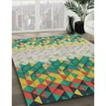 thumbnail image 3 of Ahgly Company Machine Washable Indoor Square Transitional Brown Area Rugs, 9' Square, 3 of 7