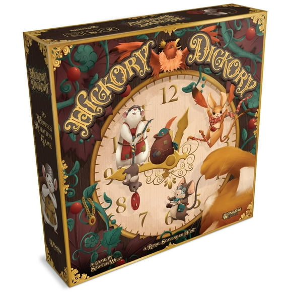 Plaid Hat Games Hickory Dickory Board Game - The Royal Scavenger Hunt A Worker Rotation Scavenger Game 1-4 Players 60-120 Minute Playtime