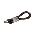 thumbnail image 2 of Llavero Universal de cuero para coche, anillo en D, exquisito, Simple, resistente, tejido a mano, llavero para coche Café Sunnimix llavero de coche, 2 of 8