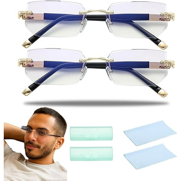 Blue Ease Optics, Blueease-Optics Glasses, Auto Zoom Reading Glasses with Anti Blue Light Lightweight   Unisex   No Glare