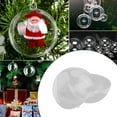 thumbnail image 2 of ZHIMAO Christmas Clear Ball Decorations 2023 Diy Filled Bauble Xmas Tree Hanging Ornament For Home Merry Party Holiday Decor Plastic 20cm, 2 of 9