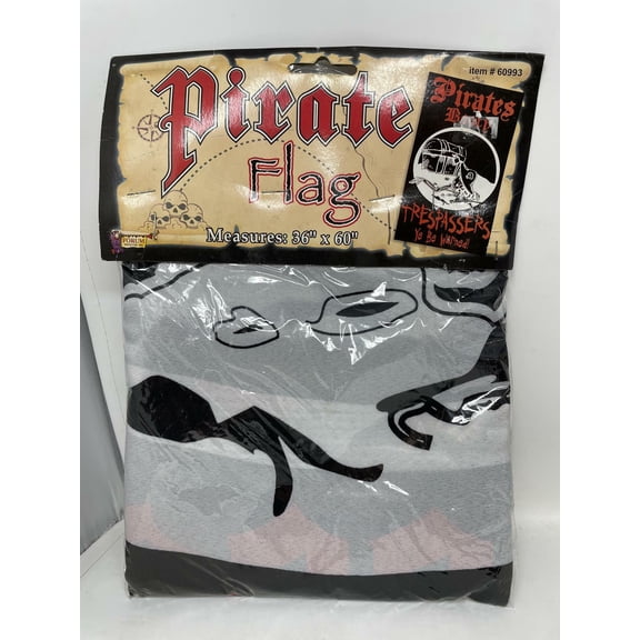Pirate Flag 30" X 60" -Halloween Costume Party Prop Accessory- Forum Novelties