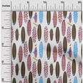 thumbnail image 2 of oneOone Cotton Jersey Maroon Fabric Beach Hawai Craft Projects Decor Fabric Printed By The Yard 58 Inch Wide, 2 of 4