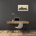 thumbnail image 3 of Ball, Susan 32x18 White Modern Wood Framed Museum Art Print Titled - Chicago Skyline, 3 of 4