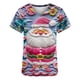 thumbnail image 5 of Fiudx Liquidación de Ahorros de Verano Top de Enfermera Informal con Cuello En V y Manga Corta con Bolsillo Estampado para Mujer, 5 of 5