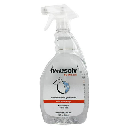 Homesolv Natural Glass Cleaner with Vinegar 32oz