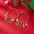 thumbnail image 4 of SPEKSEE Christmas Necklace Bracelet Earrings for Women Christmas Jewelry Accessories Gingerbread Man Christmas Tree Snowman Pendant Necklace Charm Bracelet Christmas Outfits Party Favor, 4 of 7