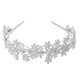 thumbnail image 1 of KALLORY 1Ud Rhinestone Headdress Plata Vintage Para Mujer Accesorio De Y Resistente, 1 of 8
