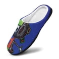 thumbnail image 3 of Mens Cozy Slippers Looney Tunes Marvin The Martian Warm Soft Plush Slipper Slip-on House Shoes for Home Indoor Outdoor, 3 of 7