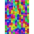 thumbnail image 1 of Ahgly Company Machine Washable Indoor Rectangle Transitional Medium Violet Red Pink Area Rugs, 5' x 8', 1 of 7