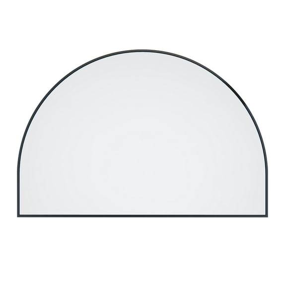 Glass Warehouse Frameless Mirror with polished edge Black 32" x 48"