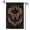 B, variant on XaaKee, Garden Flags, Gothic Morels And Lavender Garden Flag, Double-Sided High-Quality White Linen Small Garden Flags For Outside, Atlas Moth Decor, 12x18Inch