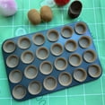 thumbnail image 5 of Greaseproof Cupcake Paper,Portable Mini Muffin Baking Cups,Disposable Party Decorations for Mini Desserts and Snacks,1000pack,Brown, 5 of 6